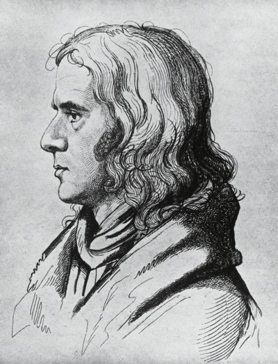 Portret van Adelbert von Chamisso (1781-1838), Duitse dichter, schrijver en botanicus door Unbekannt Unbekannt