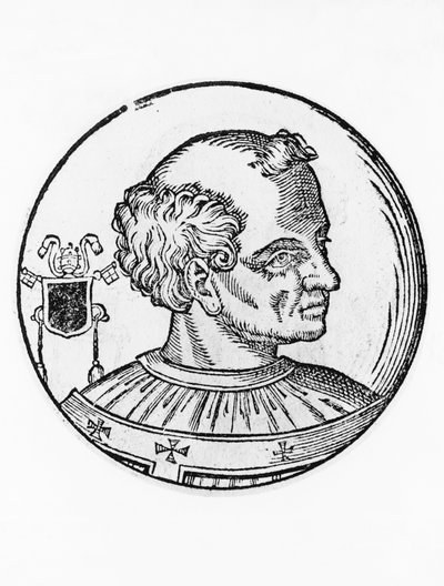 Portret van Agapetus II door Unbekannt Unbekannt