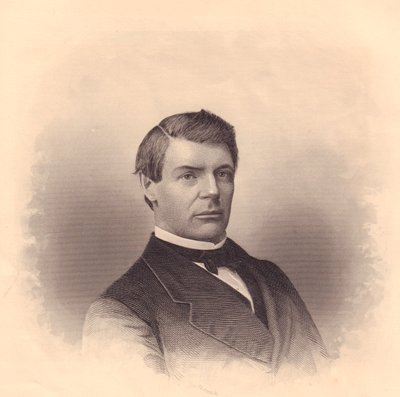 Portret van Amerikaanse Methodistische Bisschop John Morgan Walden (1831-1914), gravure door FE Jones, circa 1870 door Unbekannt Unbekannt