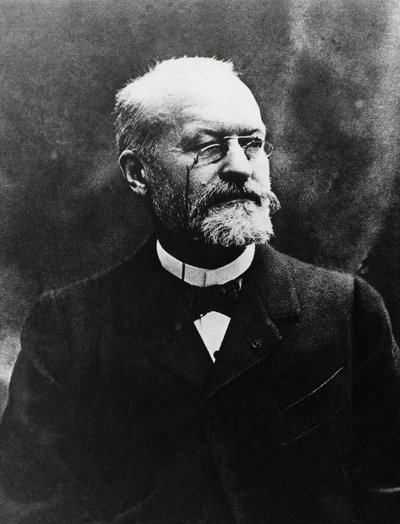 Portret van Charles Louis Alphonse Laveran, Franse medische bacterioloog, Nobelprijs voor Geneeskunde in 1907, foto door Eugene Pirou door Unbekannt Unbekannt