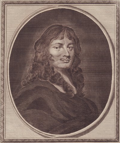 Portret van Engelse politicus Sir William Temple (1628-1699), kopergravure door John Goldar (1729-1795) naar schilderij van P Lely door Unbekannt Unbekannt