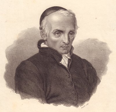 Portret van Italiaanse religieuze en theoloog Ottavio Giovanni Battista Assarotti (1753-1829), kopergravure door Bonaldi door Unbekannt Unbekannt