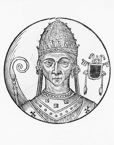 Portret van Johannes X door Unbekannt Unbekannt
