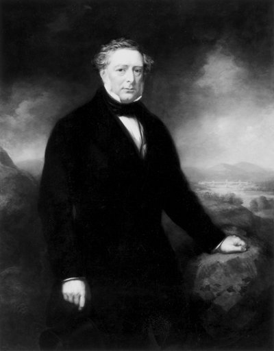 Robert Stephenson, Engelse mechanische en structurele ingenieur, ca 1850-1859 door Unbekannt Unbekannt
