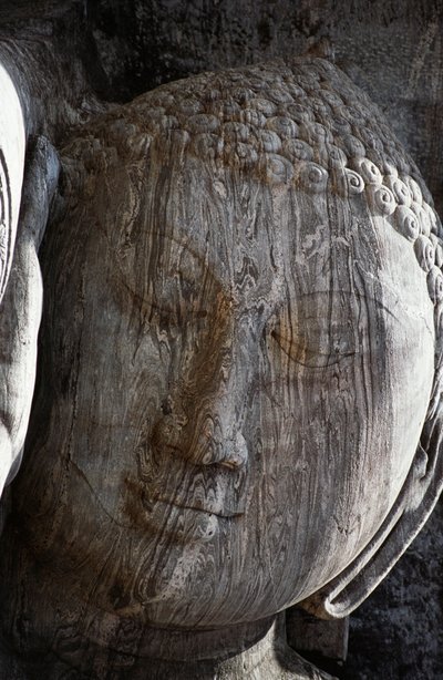 Sri Lanka, Oude Stad Polonnaruwa, Gal Vihara, liggende Boeddhabeeld door Unbekannt Unbekannt