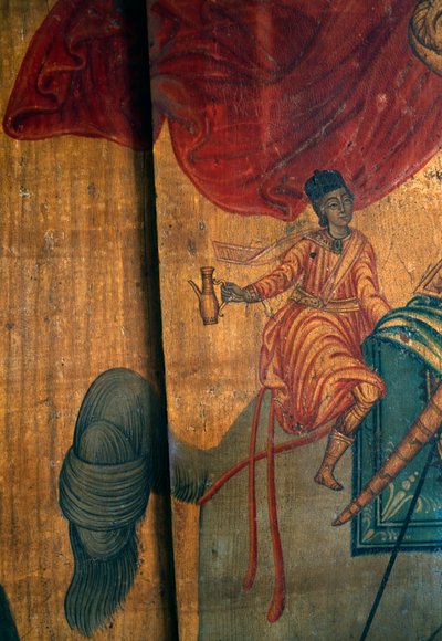 Sint Joris en de Draak, detail (foto) door Unbekannt Unbekannt
