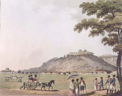 Een uitzicht op de berg St. Thomas, nabij Madras, plaat 20 uit 