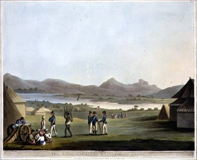 Het Kampement van de Koninklijke Artillerie, Arcot, plaat 21 uit 