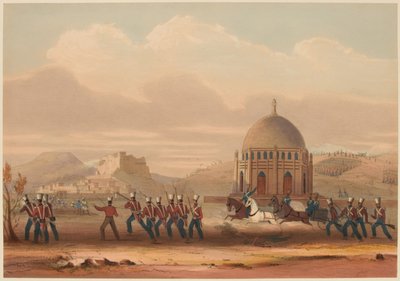 Bestorming van Khelat. Het innemen van de Hoogten, 13 november 1839 door Lieutenant Thomas (after) Wingate