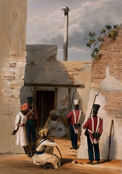 De Gevangenis van Hadjee Khan Kakus - Cabool, uit 