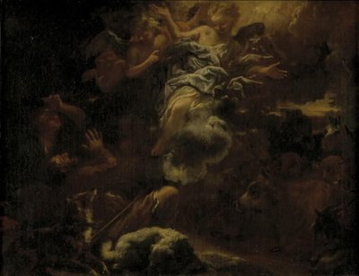 De aankondiging aan de herders door Lieven Mehus