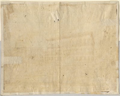 Cartouche (verso) door Lievin Cruyl