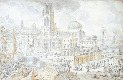 Uitzicht op Florence door Lievin Cruyl
