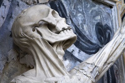 Gevild, of Het skelet (detail) door Ligier Richier