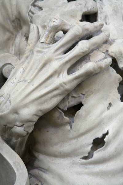 Gevild, of Het Skelet (detail) door Ligier Richier
