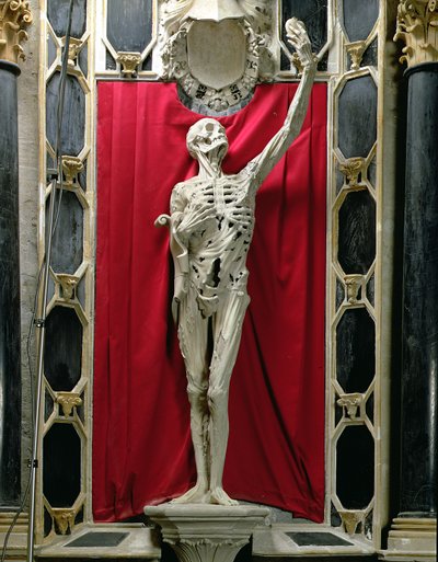Gevild, of Het Skelet, het graf van René de Chalon, Prins van Oranje, c.1544 door Ligier Richier