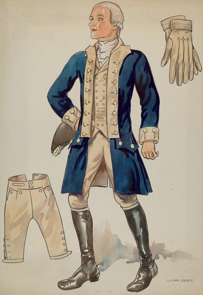 Mannenuniformen, ca. 1936 door Lillian Causey