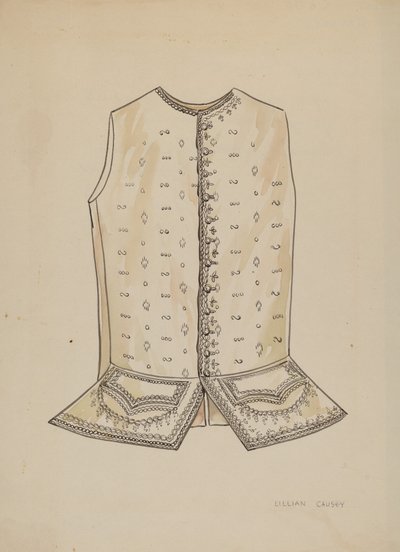 Mannenvest door Lillian Causey