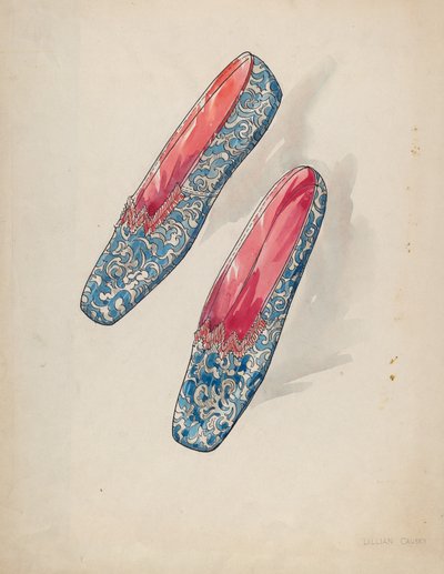 Damesschoenen, ca. 1936 door Lillian Causey