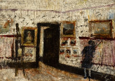 De kunstgalerie (olieverf op doek) door Lily Delissa Joseph