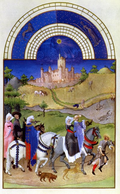Facsimile van Augustus: Jagen, uit de 
