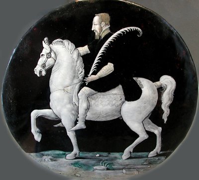 Koning Hendrik II van Frankrijk te paard door Limousin