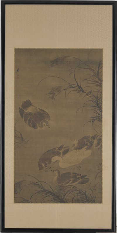 Zwemmen Ganzen door Lin Liang