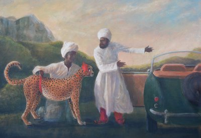 Cheetah in een Jaguar lokken door Lincoln Seligman