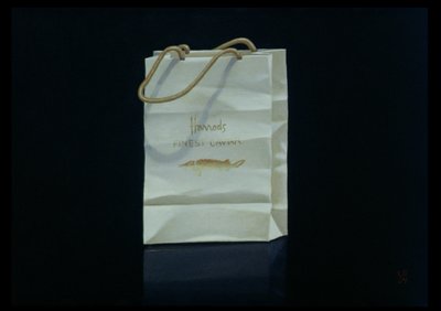 Harrods Kaviaar Tas, 1989 door Lincoln Seligman