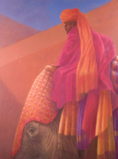 Mahout en Olifant door Lincoln Seligman