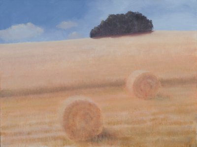 Twee Hooibalen, 2012 door Lincoln Seligman