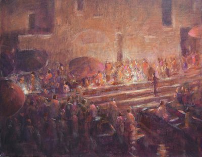 Varanasi trappen 