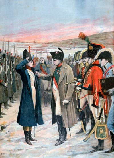 Napoleon presenteert vrouwelijke officier Marie Schellinck met het Legioen van Eer, 1808 1894 door Lionel Noel Royer