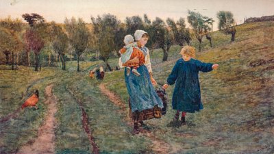 Thuis, ca. 1900 door Lionel Percy Smythe