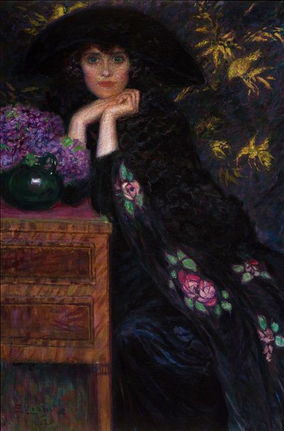 Figura di Donna Portret van Violette, 1920 door Lionne