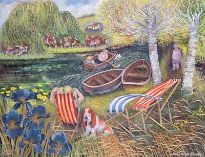 Winderige Rivier, 1995 door Lisa Graa Jensen