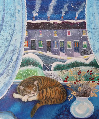 Gezellige kat, 2016 door Lisa Graa Jensen