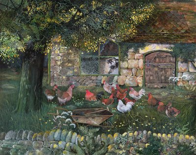 Kippenhok, 1988 door Lisa Graa Jensen