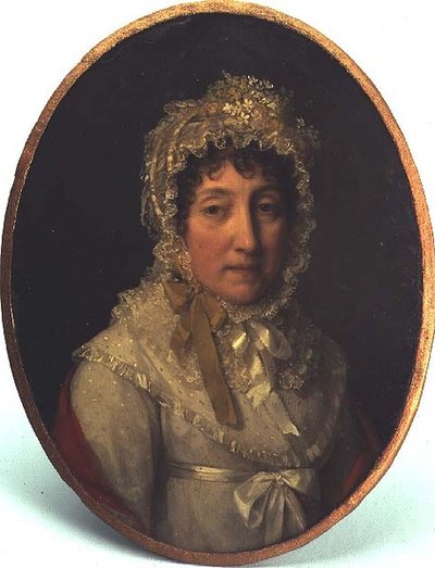 Portret van een Oudere Dame door Lizinska Aimee Zoe de Mirbel