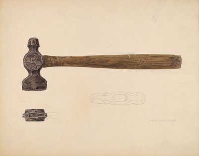 Vismarker, 1937 door Lloyd Charles Lemcke