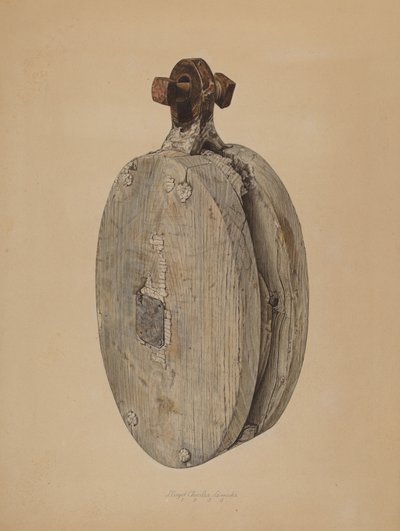 Halyard Block door Lloyd Charles Lemcke