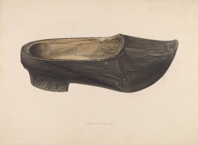 Houten Schoen, 1937 door Lloyd Charles Lemcke