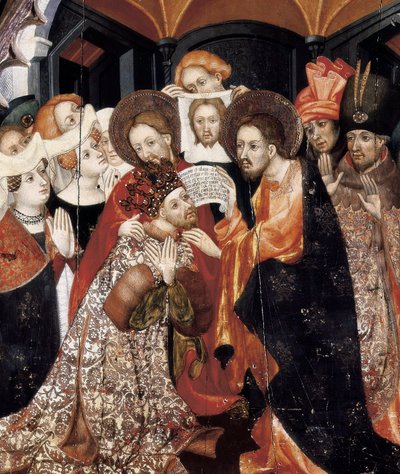 Franciscaans altaarstuk uit het Klooster van Santa Clara door Lluís Borrassà