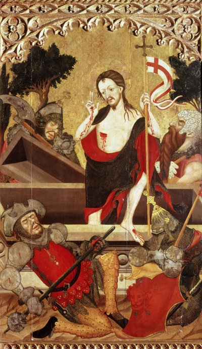 De Opstanding door Lluís Borrassà