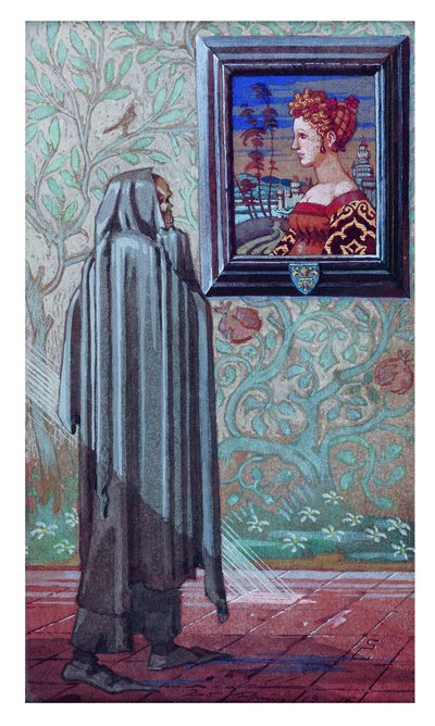 Het Meisje en de Dood, 1916 door Léo Schnug