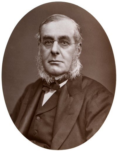 Admiraal Sir Richard Collinson, KCB, FRGS, plaatsvervangend meester van Trinity House, 1877 door Lock and Whitfield