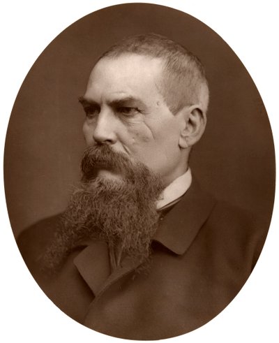 Kapitein Richard Burton, Britse ontdekkingsreiziger, schrijver, soldaat en diplomaat, 1876 door Lock and Whitfield