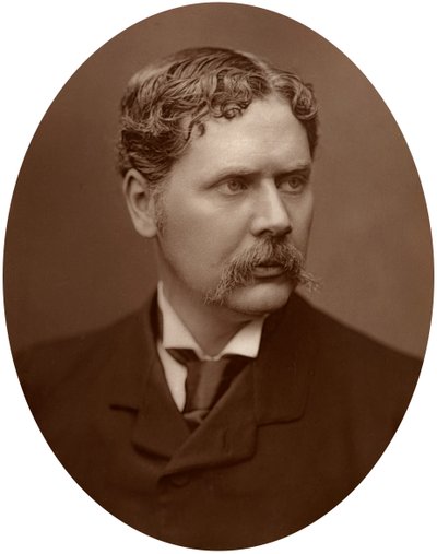 Marcus Stone, kunstenaar en Associate van de Royal Academy, 1882 door Lock and Whitfield