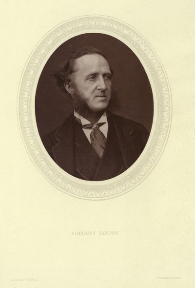 Portret van Dudley Ryder, Graaf van Harrowby door Lock and Whitfield