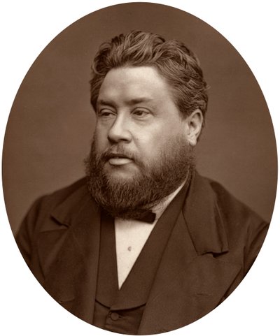 Dominee Charles Haddon Spurgeon, predikant van de Metropolitan Tabernacle, 1880 door Lock and Whitfield